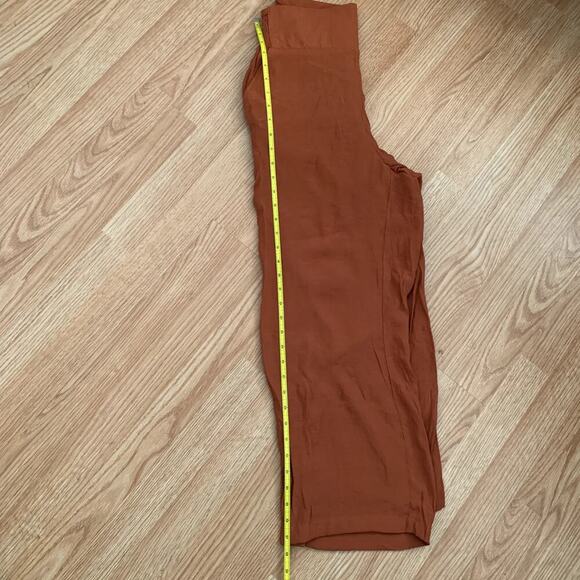 Nanette Lepore Orange Coordinate Top Wide Leg Crop Pant Set Size M NWT - Picture 15 of 16